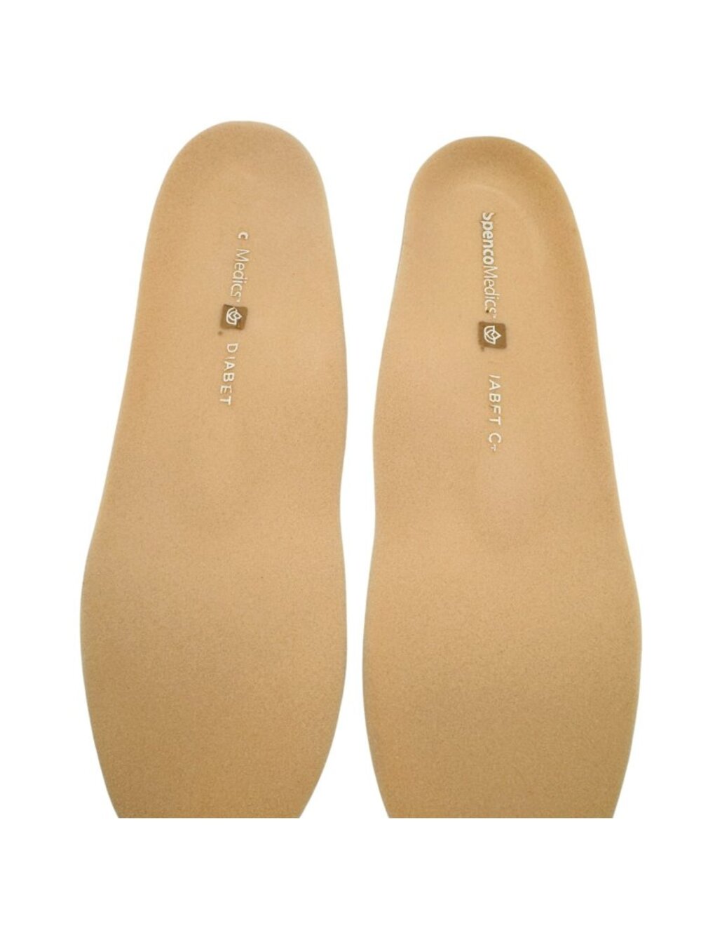 Spenco Medics Diabetic+ Insoles Memory Foam Total Support Footbed Size M